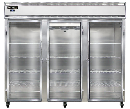 Continental 3RENSSGD Refrigerator, Reach-In