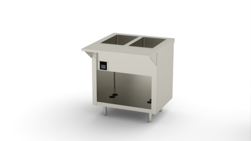 Duke Manufacturing EW-2-CBSS Serving Counter, Hot Food, Electric