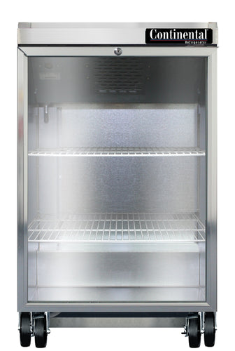 Continental BB24NGD Back Bar Cabinet, Refrigerated