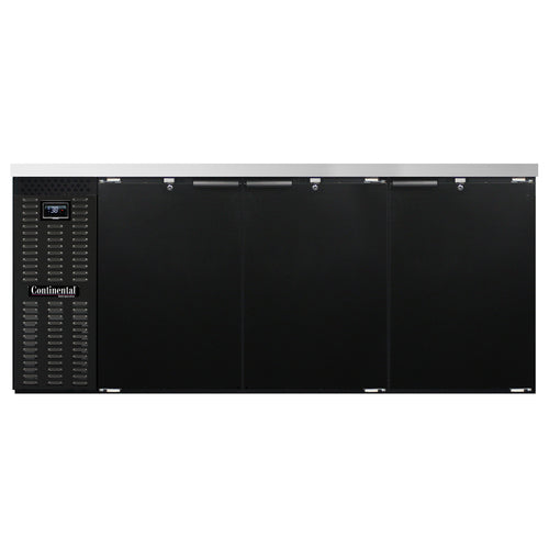 Continental BB79N Back Bar Cabinet, Refrigerated