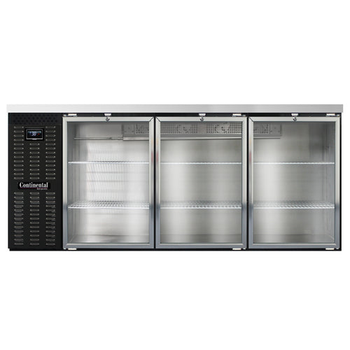 Continental BB79NGD Back Bar Cabinet, Refrigerated