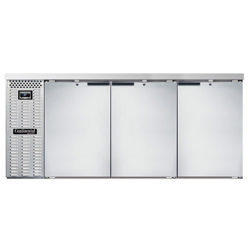 Continental BB79NSS Back Bar Cabinet, Refrigerated