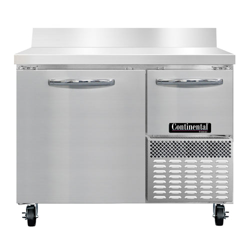 Continental FA43NBS Freezer Counter, Work Top