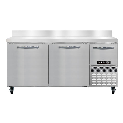 Continental FA68NBS Freezer Counter, Work Top