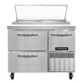 Continental PA43N-D Refrigerated Counter, Pizza Prep Table