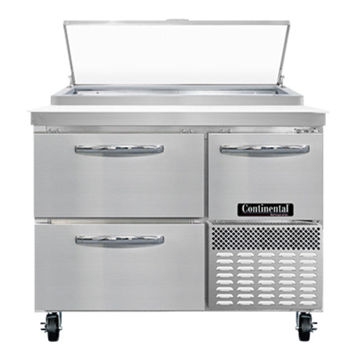 Continental PA43N-D Refrigerated Counter, Pizza Prep Table