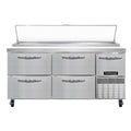 Continental PA68N-D Refrigerated Counter, Pizza Prep Table