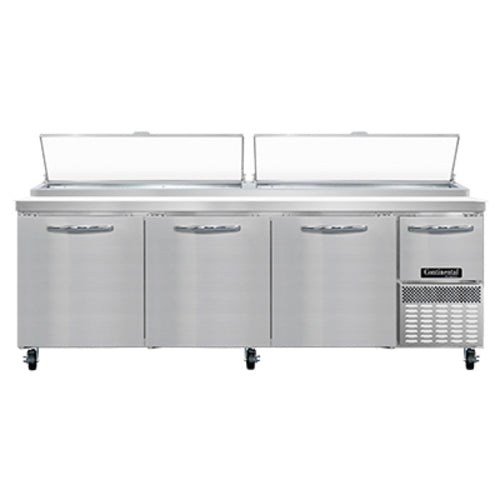 Continental PA93N Refrigerated Counter, Pizza Prep Table