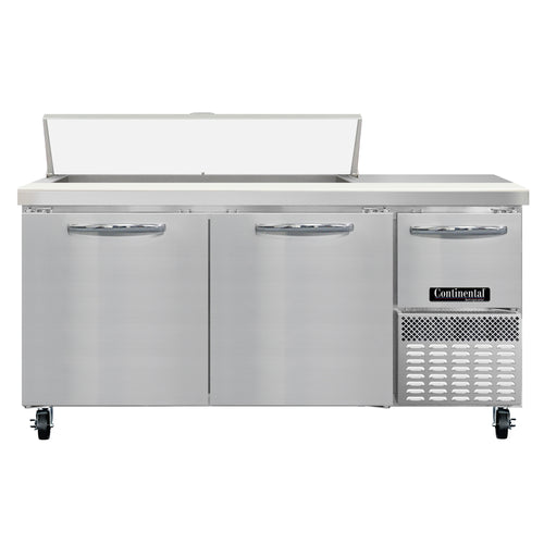 Continental RA68N12 Refrigerated Counter, Sandwich / Salad Unit