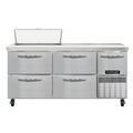Continental RA68N8-D Refrigerated Counter, Sandwich / Salad Unit