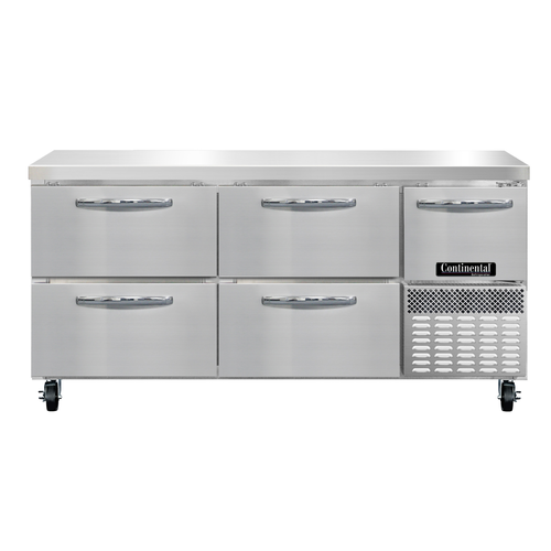 Continental RA68N-D Refrigerated Counter, Work Top