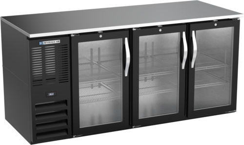 Beverage Air BB72HC-G-B Back Bar Cabinet, Refrigerated