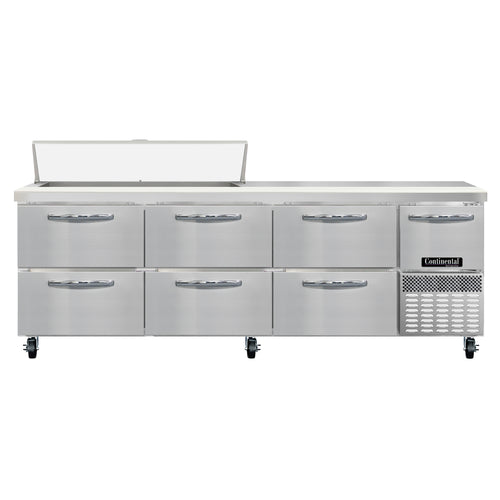 Continental RA93N12-D Refrigerated Counter, Sandwich / Salad Unit