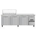 Continental RA93N18M Refrigerated Counter, Mega Top Sandwich / Salad Unit