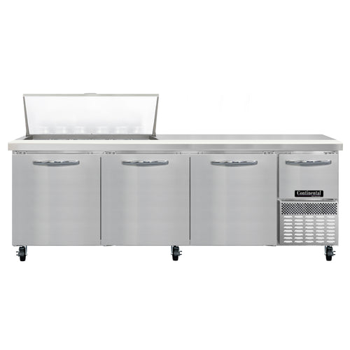 Continental RA93N18M Refrigerated Counter, Mega Top Sandwich / Salad Unit