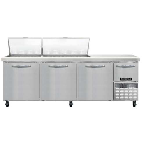 Continental RA93N27M Refrigerated Counter, Mega Top Sandwich / Salad Unit