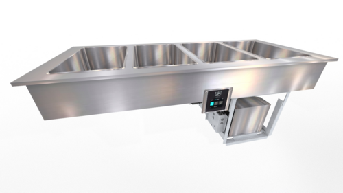 Duke Manufacturing FCP4-SB Cold Food Well Unit, Drop-In, Refrigerated