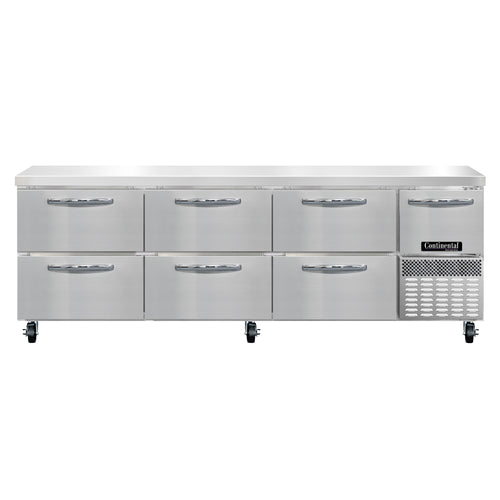 Continental RA93N-D Refrigerated Counter, Work Top
