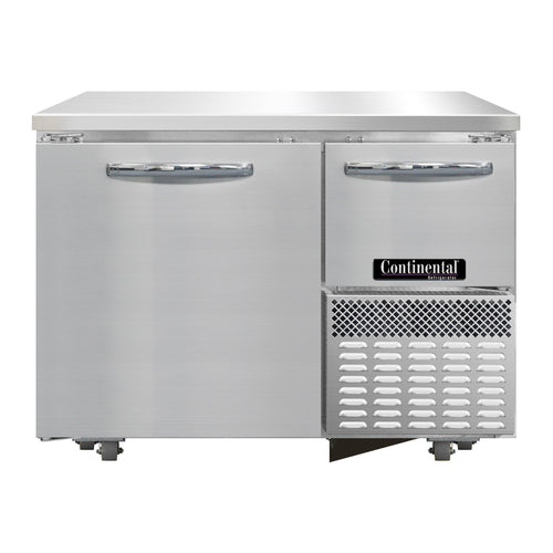 Continental RA43N-U Refrigerator, Undercounter, Reach-In