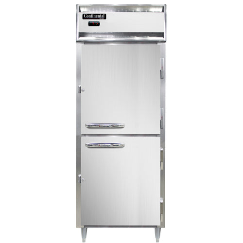 Continental DL1WE-SS-HD Heated Cabinet, Reach-In