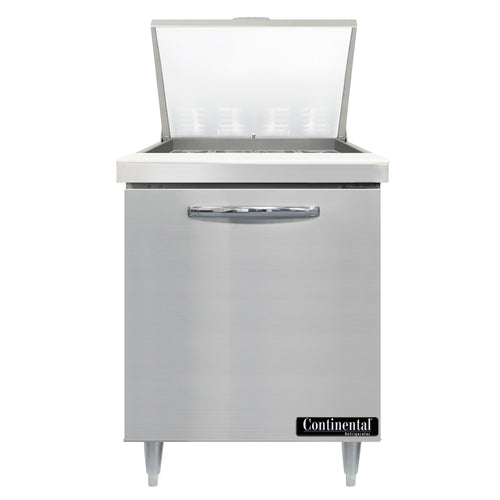 Continental D27N12M Refrigerated Counter, Mega Top Sandwich / Salad Unit