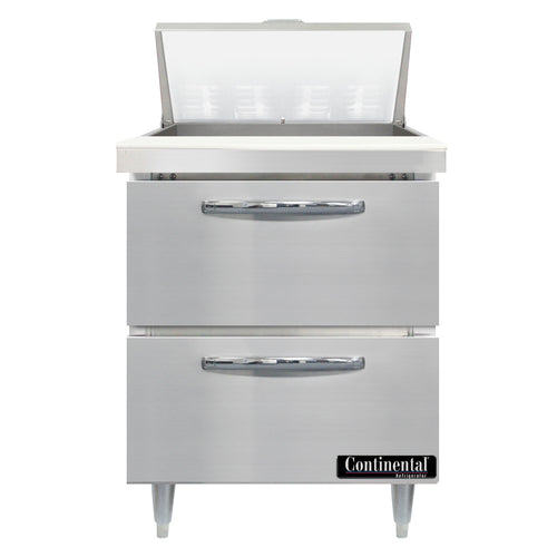 Continental D27N8-D Refrigerated Counter, Sandwich / Salad Unit