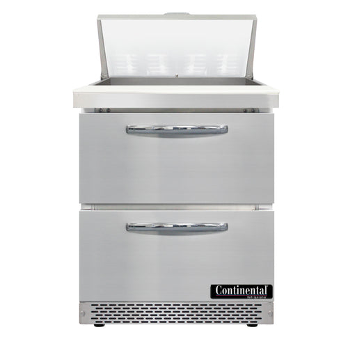 Continental D27N8-FB-D Refrigerated Counter, Sandwich / Salad Unit