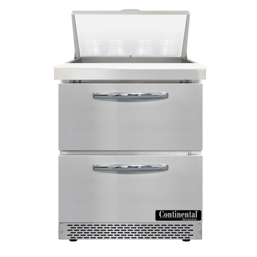 Continental D27N8-FB-D Refrigerated Counter, Sandwich / Salad Unit