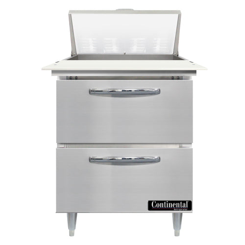 Continental D27N8C-D Refrigerated Counter, Sandwich / Salad Unit