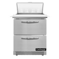Continental D27N8C-FB-D Refrigerated Counter, Sandwich / Salad Unit