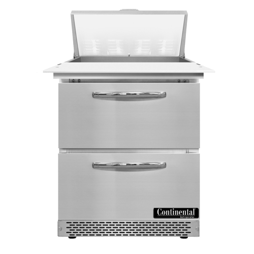 Continental D27N8C-FB-D Refrigerated Counter, Sandwich / Salad Unit