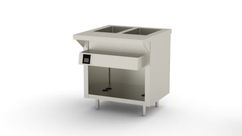 Duke Manufacturing EW-2-DLSS Serving Counter, Hot Food, Electric