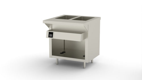 Duke Manufacturing EW-2-DLPG Serving Counter, Hot Food, Electric