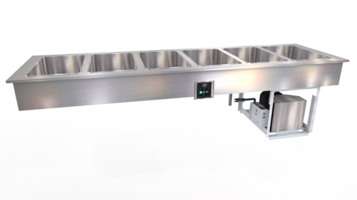 Duke Manufacturing FCP6-SB Cold Food Well Unit, Drop-In, Refrigerated