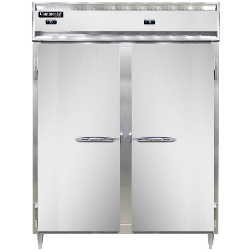 Continental D2RFENSS Refrigerator Freezer, Reach-In