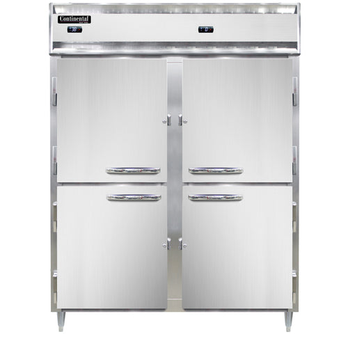 Continental D2RFENSSHD Refrigerator Freezer, Reach-In
