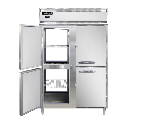 Continental D2RFNPTHD Refrigerator Freezer, Pass-Thru