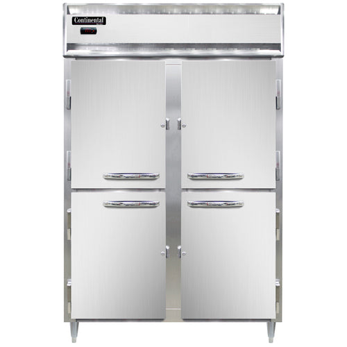 Continental DL2W-SS-HD Heated Cabinet, Reach-In