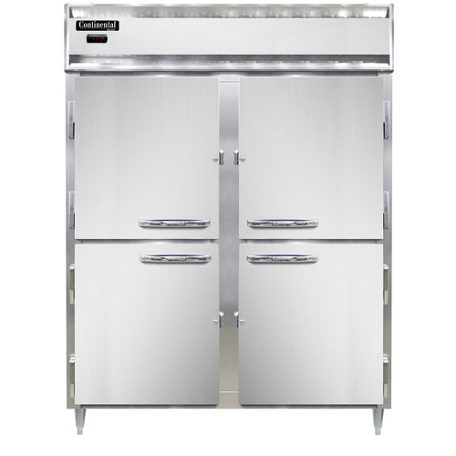 Continental DL2WE-SS-HD Heated Cabinet, Reach-In