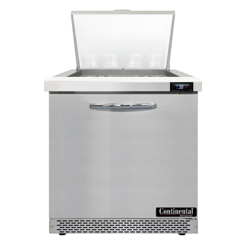 Continental D32N12M-FB Refrigerated Counter, Mega Top Sandwich / Salad Unit