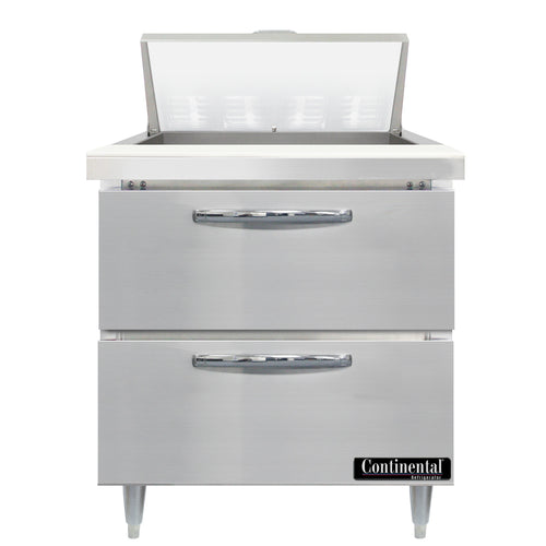 Continental D32N8-D Refrigerated Counter, Sandwich / Salad Unit