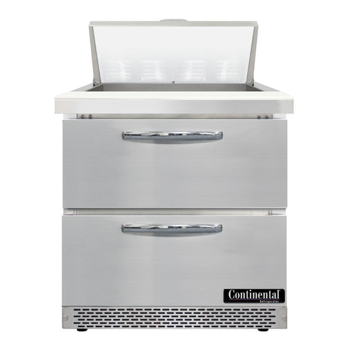 Continental D32N8-FB-D Refrigerated Counter, Sandwich / Salad Unit