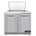 Continental D36N12M-FB Refrigerated Counter, Mega Top Sandwich / Salad Unit