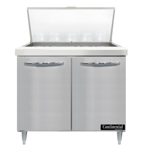 Continental D36N15M Refrigerated Counter, Mega Top Sandwich / Salad Unit
