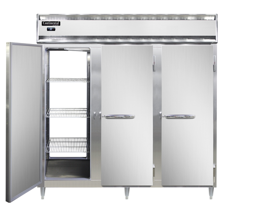 Continental D3RNPT Refrigerator, Pass-Thru