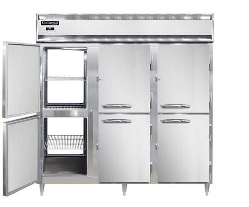 Continental D3RRFNSAPTHD Refrigerator Freezer, Pass-Thru