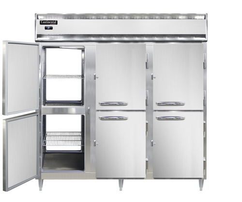 Continental D3RRFNSAPTHD Refrigerator Freezer, Pass-Thru