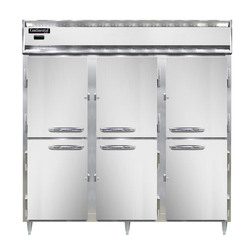 Continental DL3W-HD Heated Cabinet, Reach-In