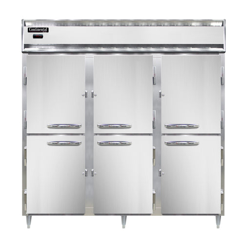 Continental DL3W-SS-HD Heated Cabinet, Reach-In