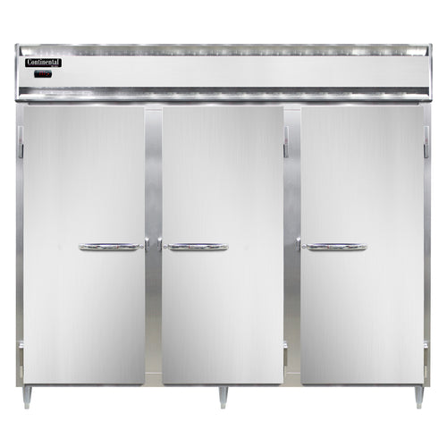 Continental DL3WE-SS Heated Cabinet, Reach-In